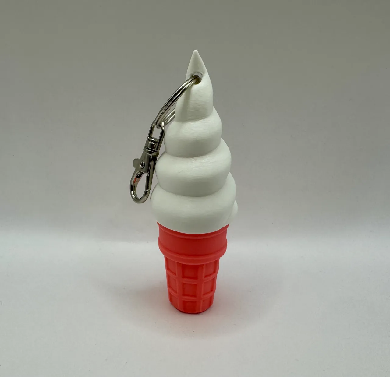 Ice Cream Chapstick Holder Keychain view 3