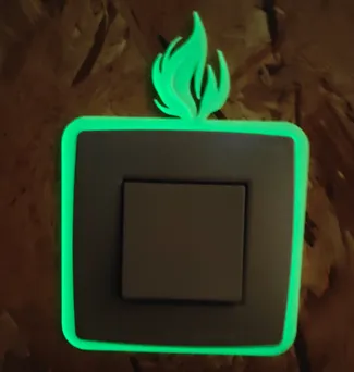 Niko switch charm Floo Flame