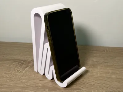 Phone stand or tablet stand - wave style