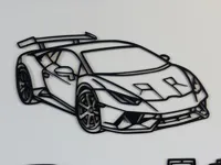 Décoration murale Lamborghini Huracan Tecnica — photo 1