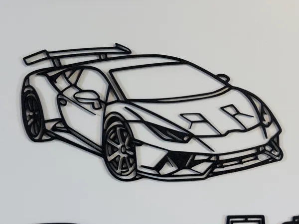 Décoration murale Lamborghini Huracan Tecnica