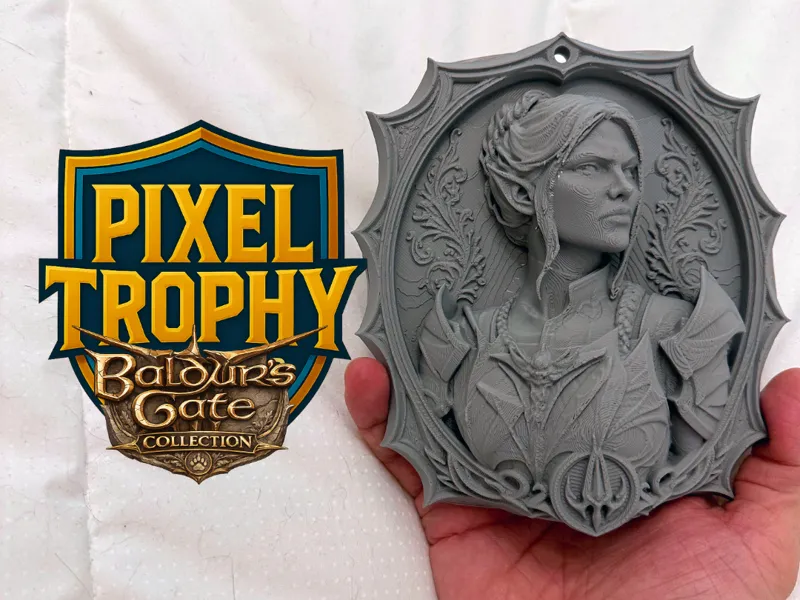 Pixel Trophy - Minthara (Baldur's Gate 3)