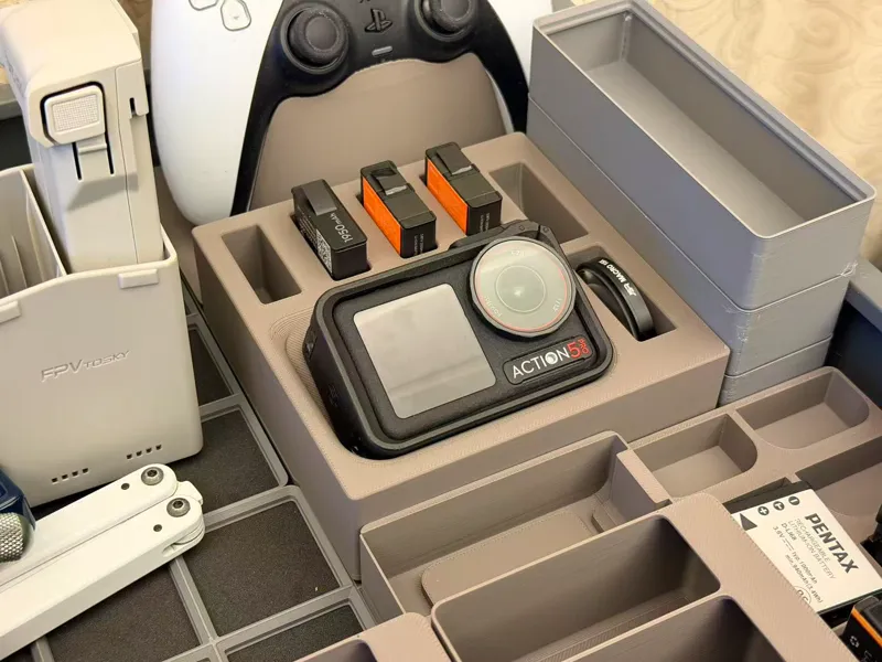 DJI Action5 PRO gridfinity holder