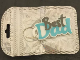 Best Dad '' Father's Day '' Keyring - Keychain
