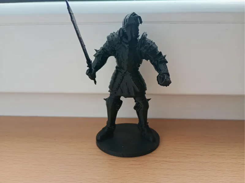 Gothic Nameless Hero in paladin armor