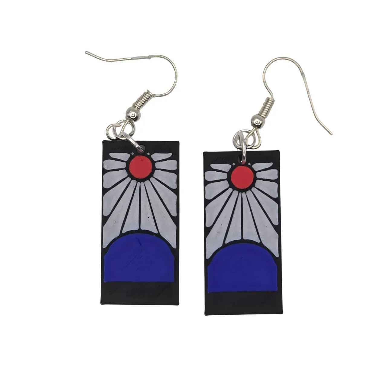 Demon Slayer Earring Keychain and Bookmark view 3