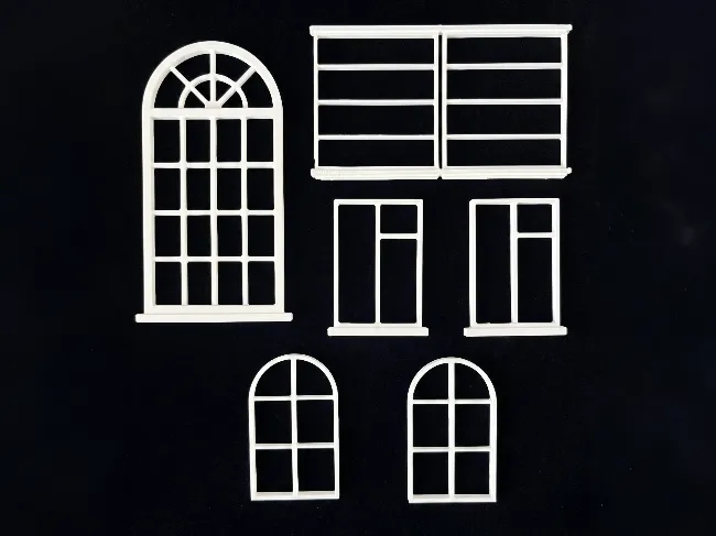 Miniature Multi-Style Window and Doors Set 