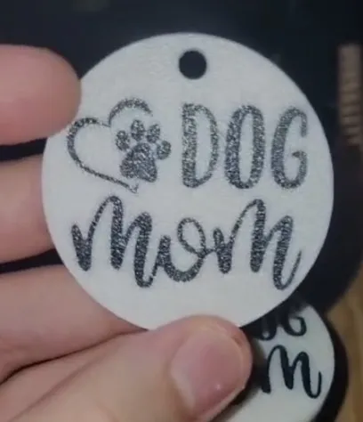 Dog Mom Keychain 