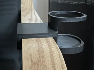ikea poäng Sessel Flaschenhalter