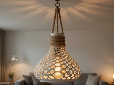 Voronoi Ceiling Lampshade