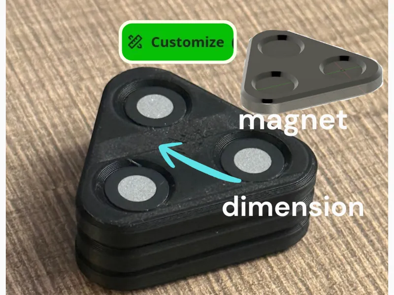 Customizable 3D-scanner markers