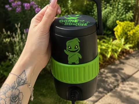 Porta latas Oogie Boogie — referencia de MakerWorld
