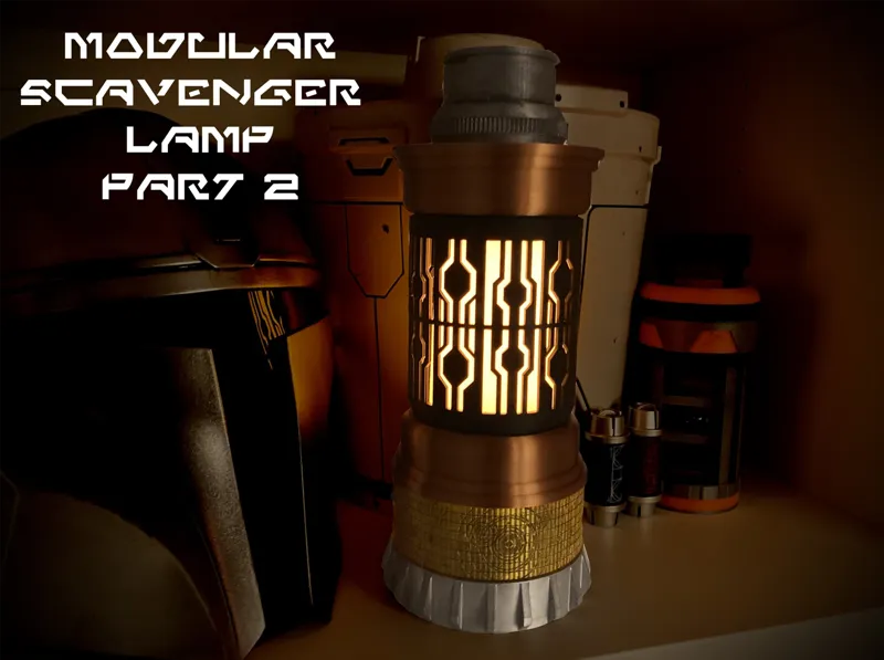 Star Wars Jawa Scavenger Lamp Modular Parts 2