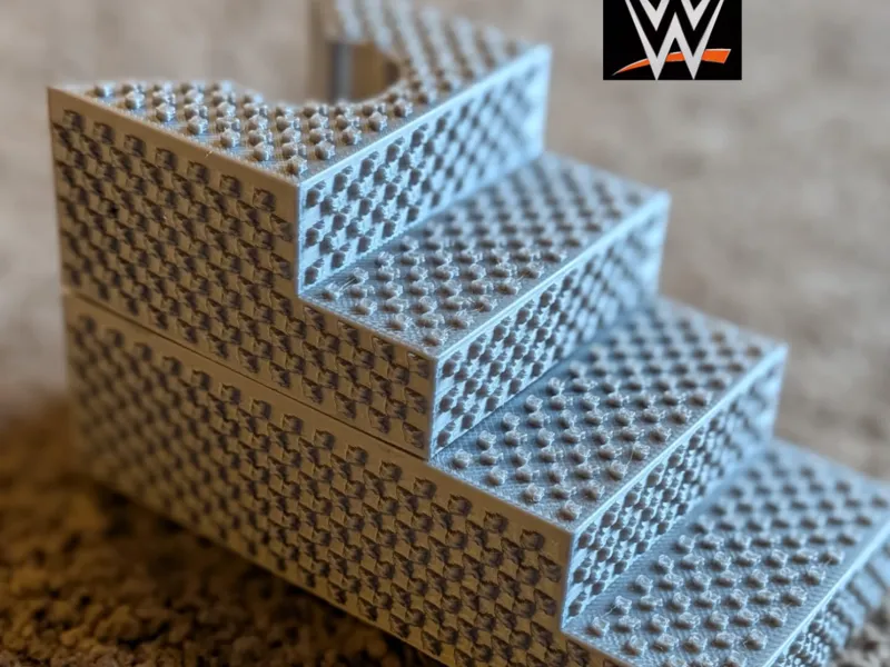 WWE Steel Stairs - 2 part MAGNETIC!!!