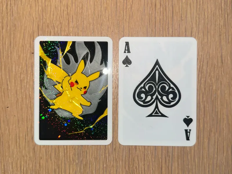 PIKACHU POKÉMON POKER CARD 