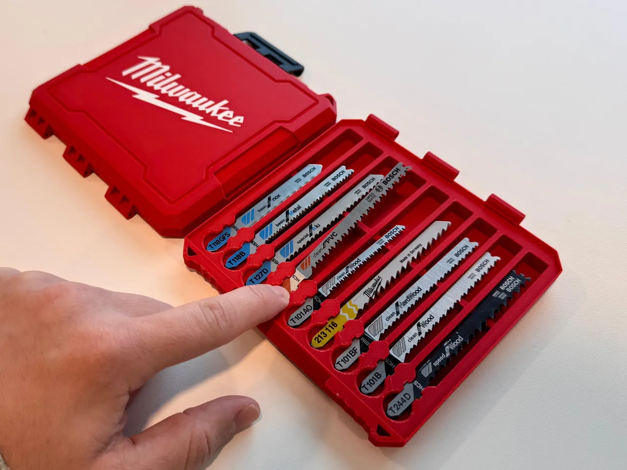 Jigsaw Blade storage Case view 4
