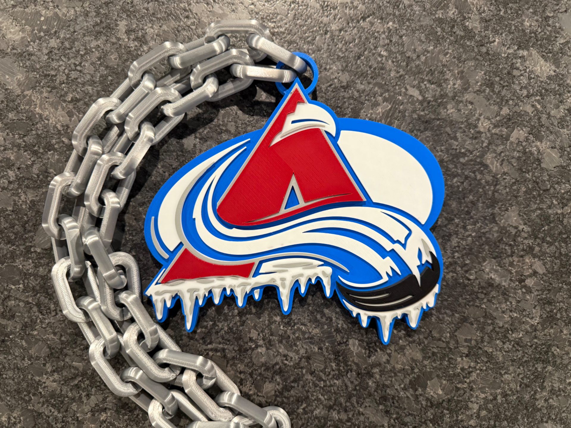 Colorado Avalanche Icicle Drip Hype Chain