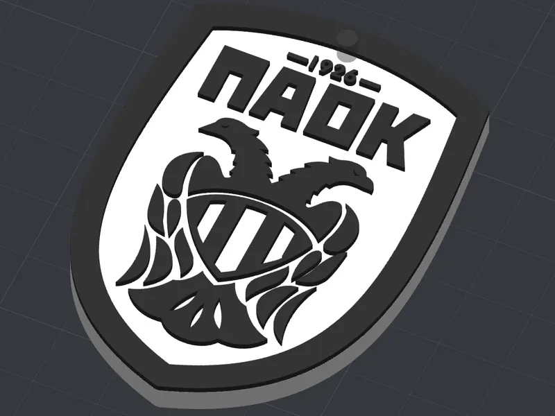 PAOK Keychain (0.02mm/AMS)