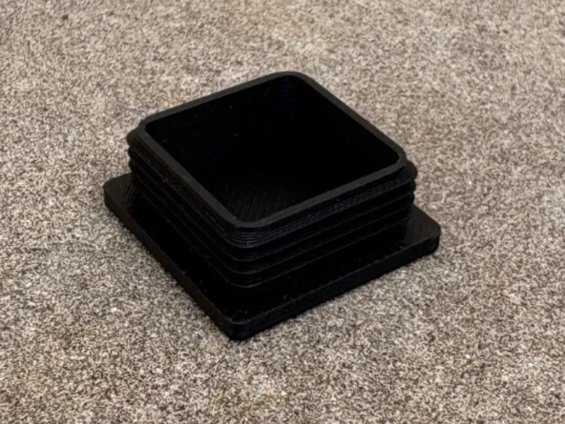 tappo cappuccio per tubolare 25x25
