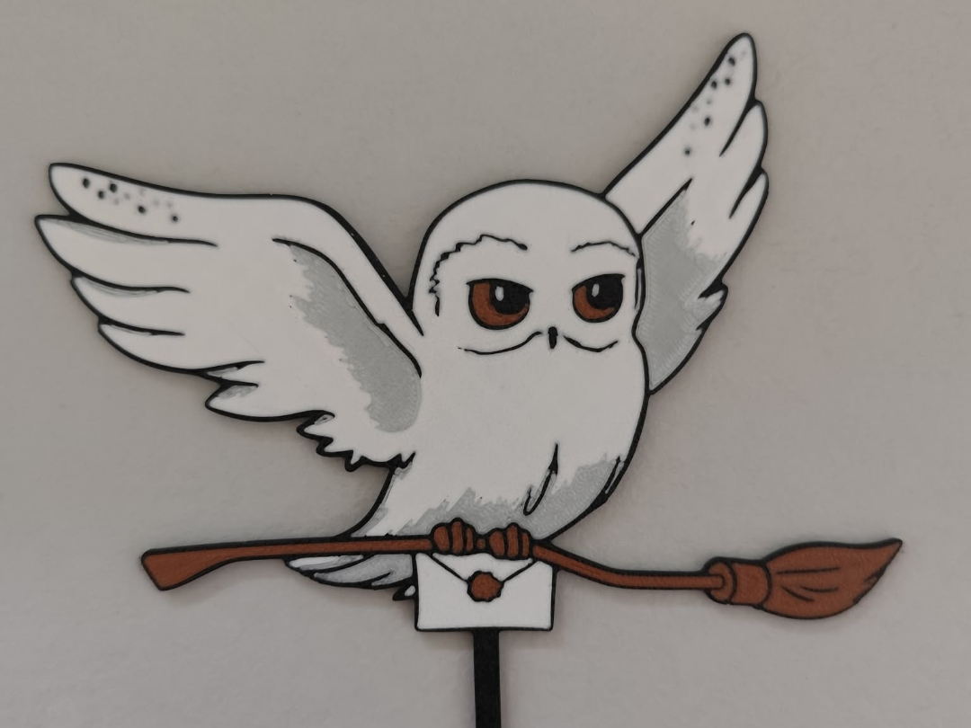 Harry potter owl Hedwig topper