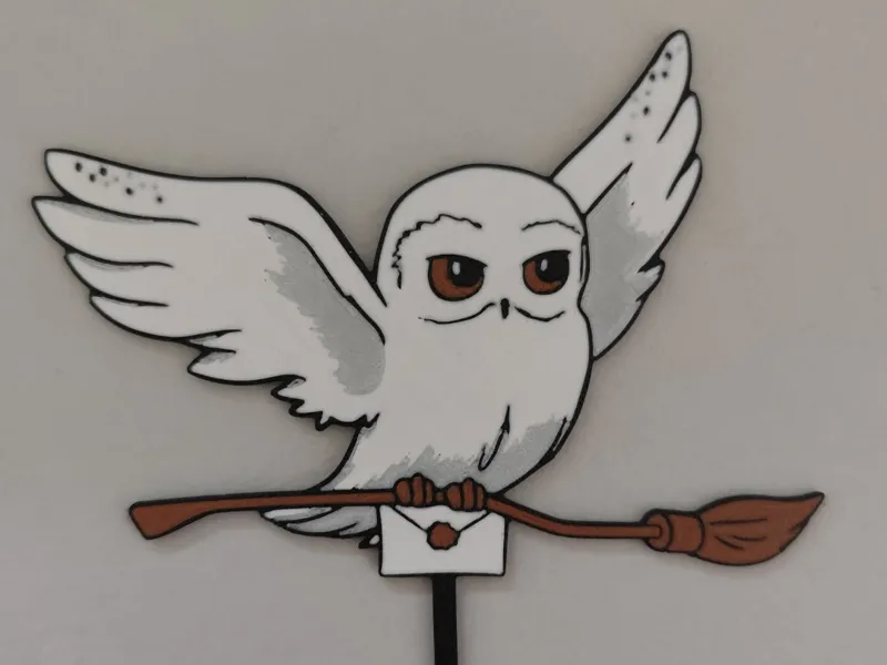 Harry potter owl Hedwig topper
