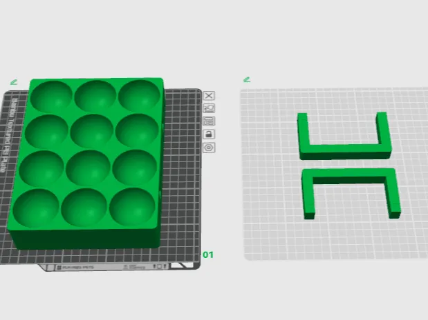 snowball tray with handles