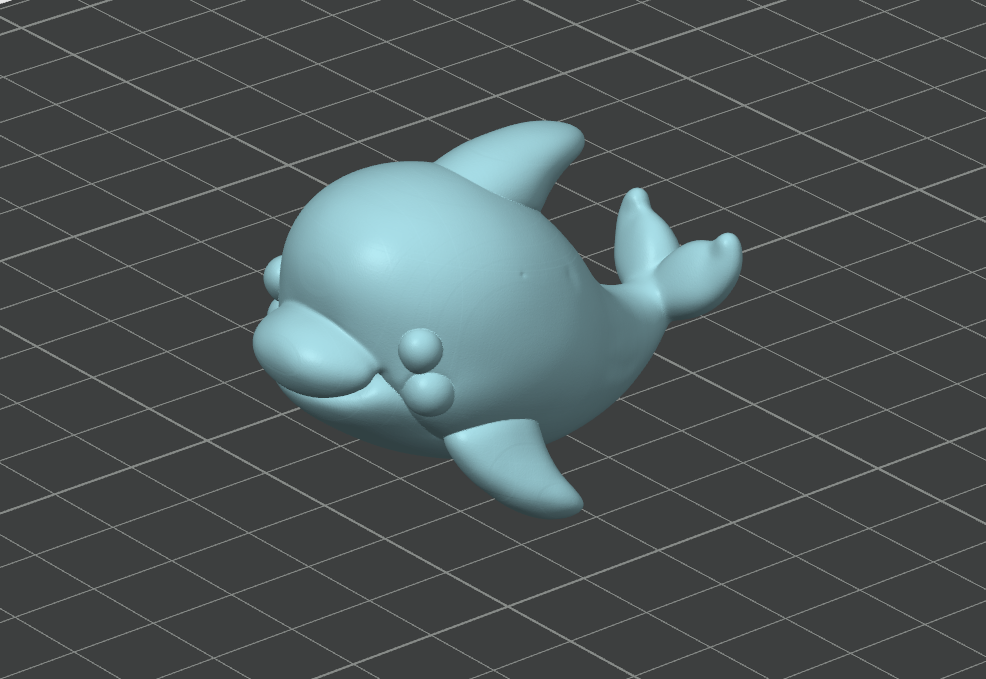 Miniatura 2 do modelo 3D Chibi Dolphin