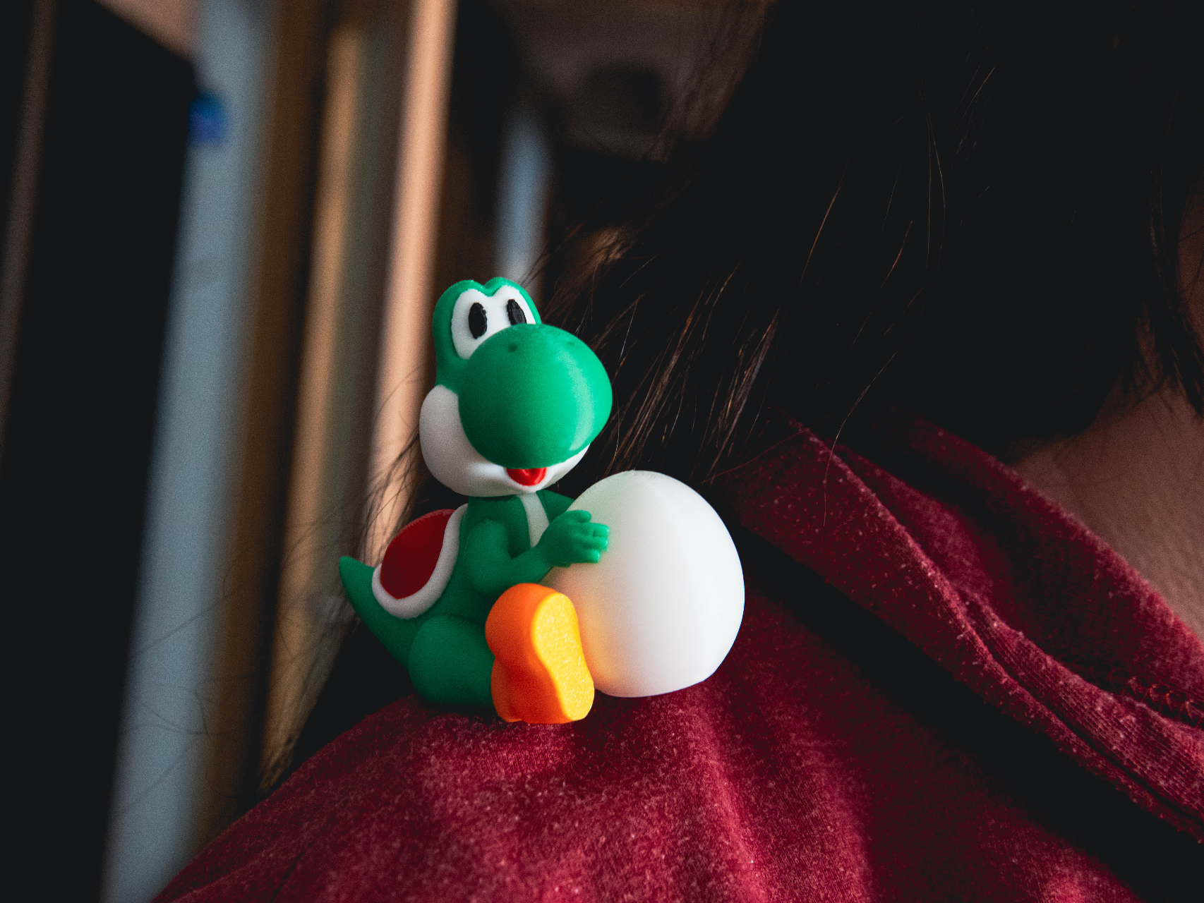 Yoshi Popcorn Bucket Shoulder Buddy - Glows