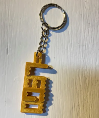 Brick keyring/keychain