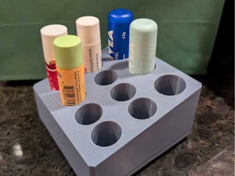 Assorted Chapstick Holder Gridfinity