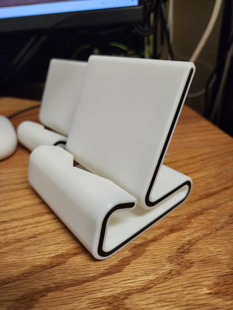 Phone Stand (with space for charger, no AMS required)