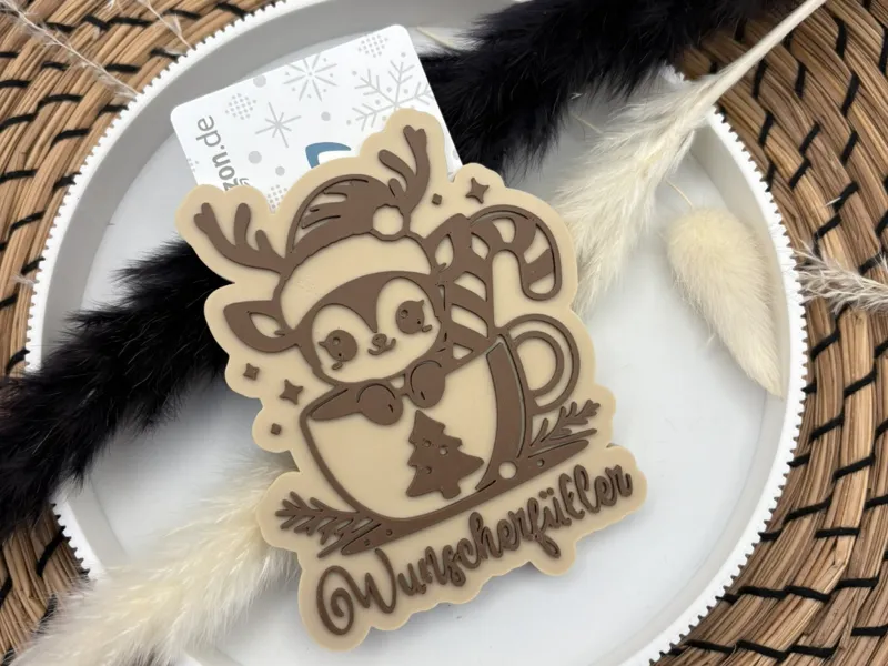 Gutscheinhalter Rentier – Weihnachtsedition 