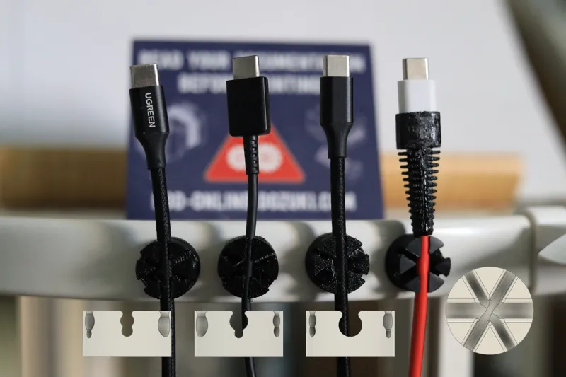 Universal Magnetic Cable Holder / Cable Organizer