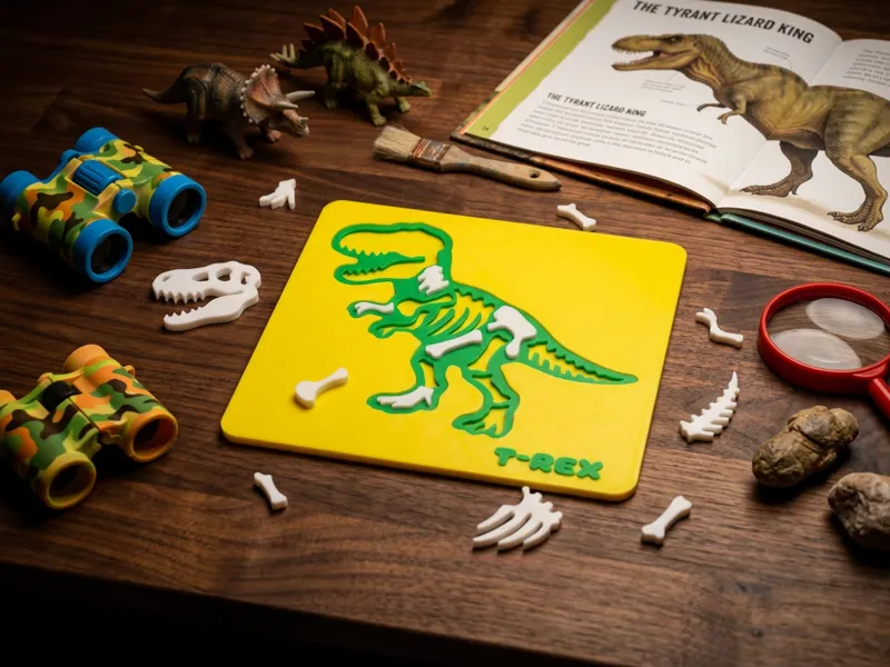 T-Rex Skeleton Puzzle | Dino Toy for Kids