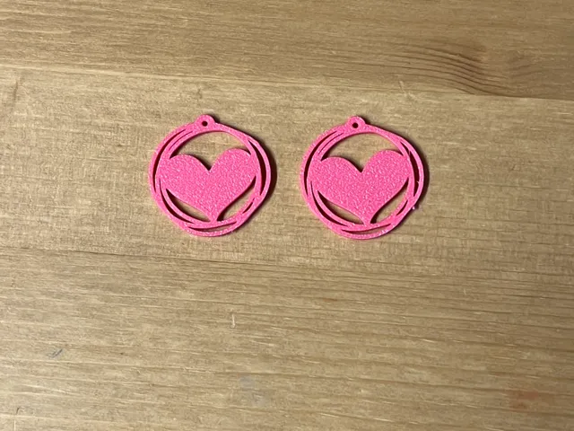 heart earrings