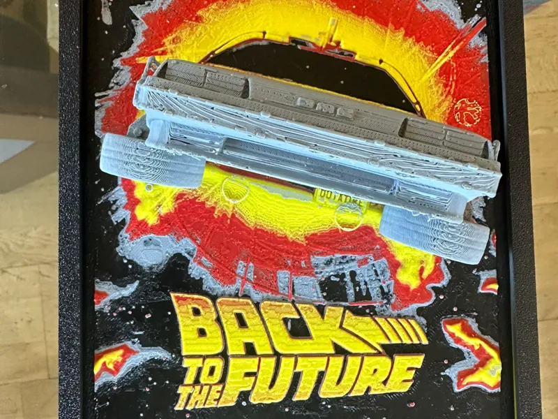 Back to the Future Hybrid HueForge