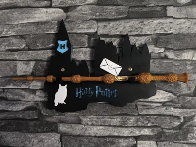 Harry Potter Wand Mount