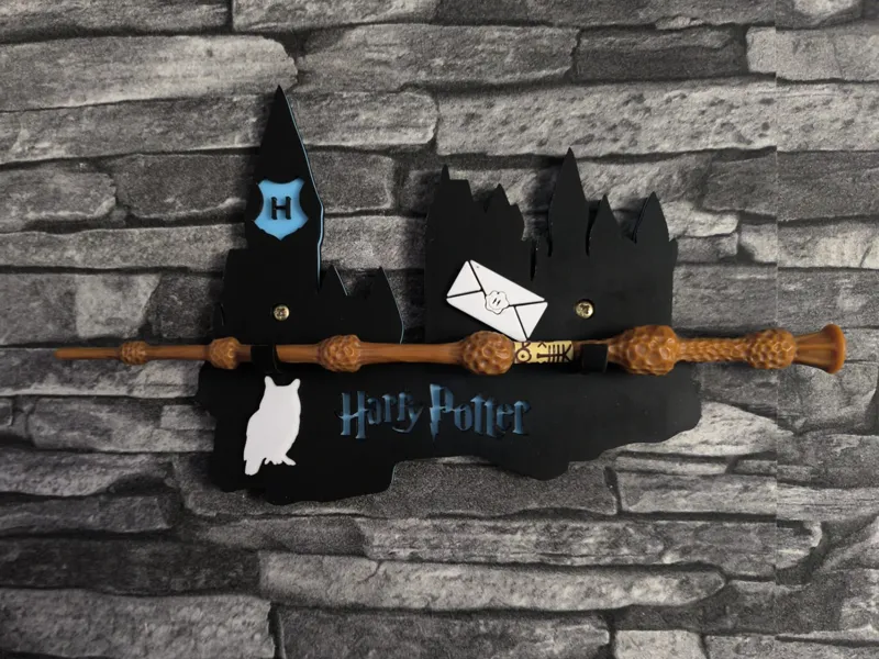 Harry Potter Zauberstabhalter für Wanmontage
