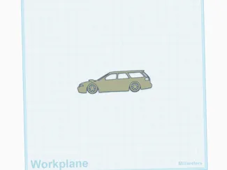 94-98 Subaru legacy wagon key chain