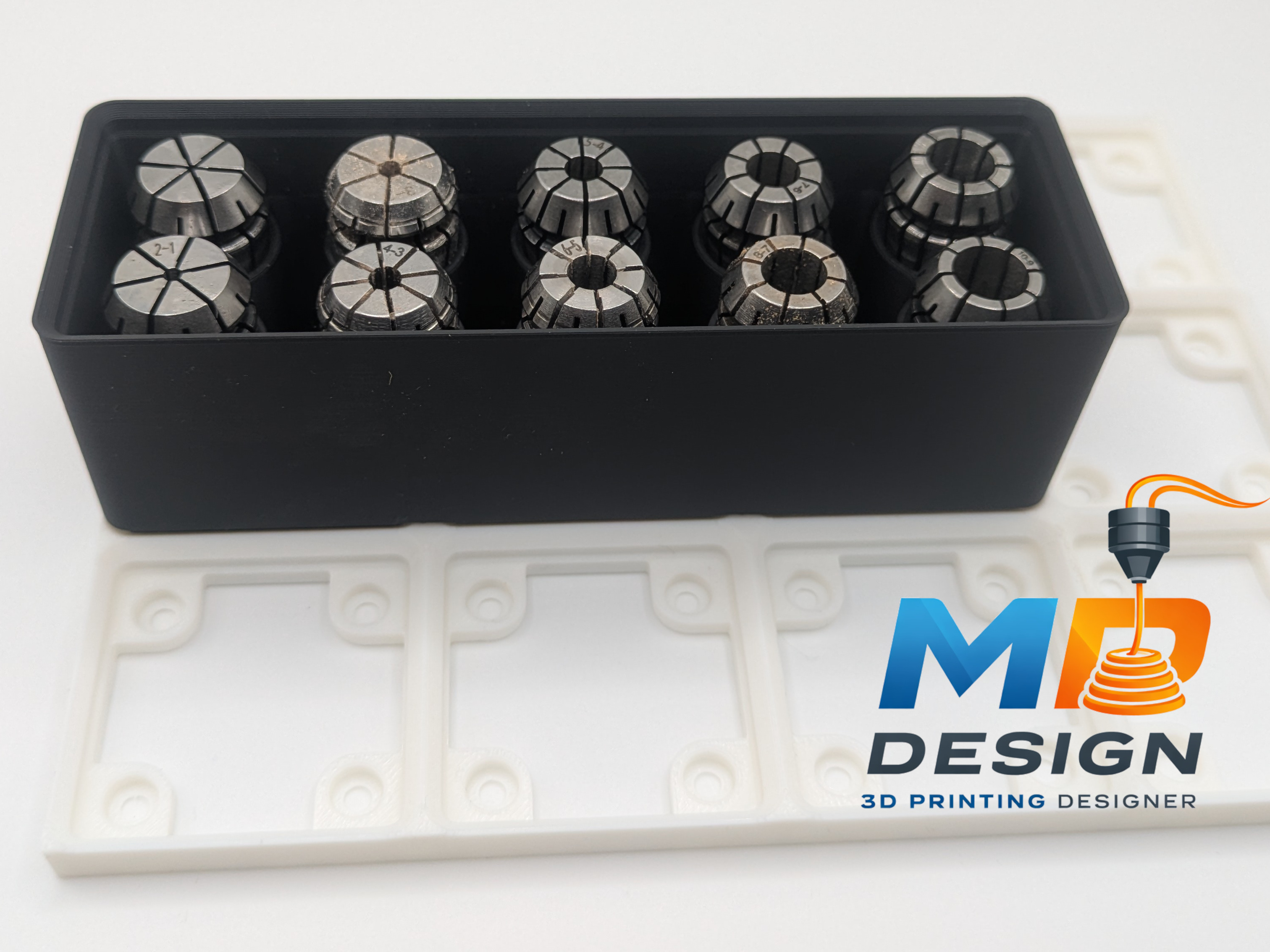 Miniatura 3 do modelo 3D Gridfinity Holder for ER16 Collets