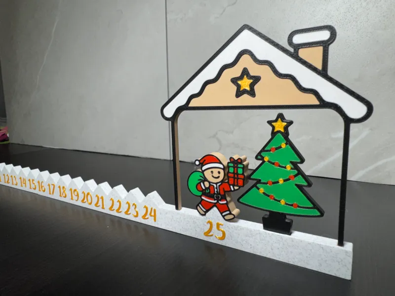Christmas Advent Calendar Santa Countdown