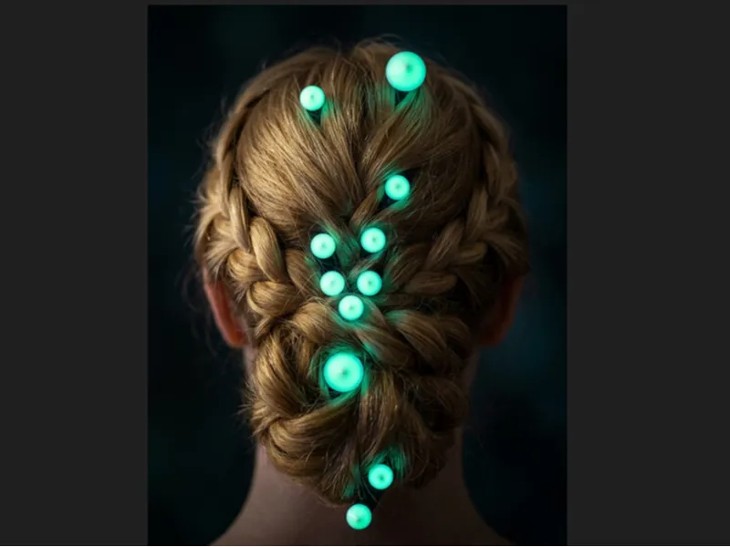 Broche à cheveux Constellation du Taureau
