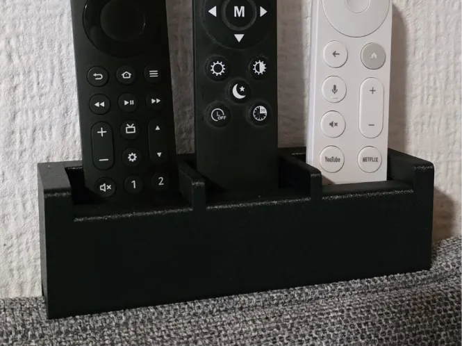 Remote Organizer for Bedframe