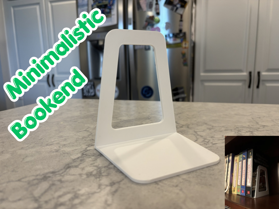 Minimalistic Bookend