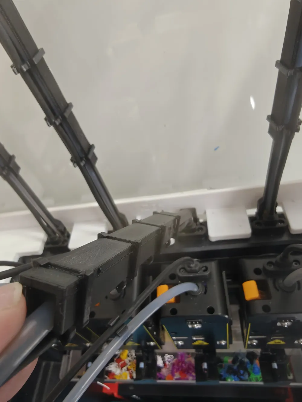 U1 Heads Tube Holder Extender with Cable clips - Free 3D Print Model ...