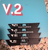 V2. PETG 0.16mm layer, 3 walls, 100% infill