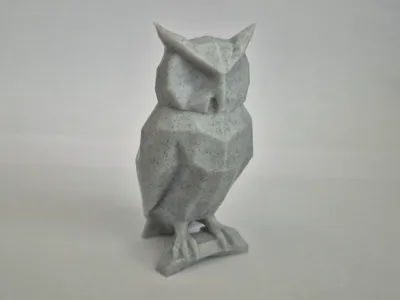Low poly owl