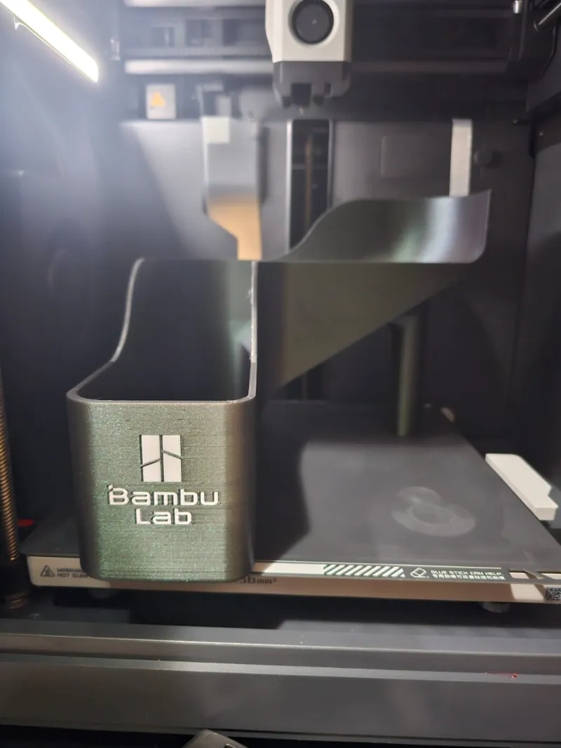 BambuLab Poop Bin for Filament Purge (p1 x1 trash)