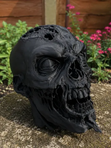 Adorno temático: Decayed Zombie Head | Halloween Horror Decor — vista de referencia 2