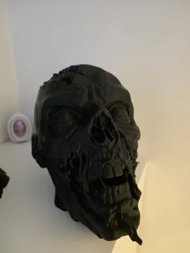 Adorno temático: Decayed Zombie Head | Halloween Horror Decor — vista de referencia 4